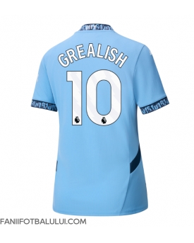 Manchester City Jack Grealish #10 Tricou Fotbal Replică 2024-25 Femei Acasa